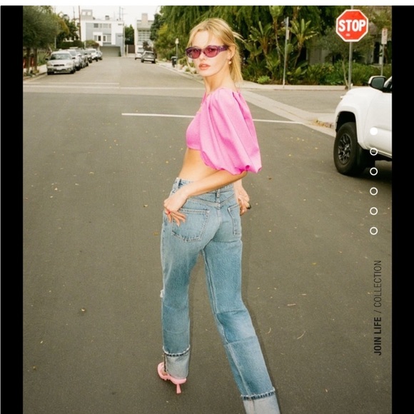 Zara fuchsia top - Picture 5 of 6